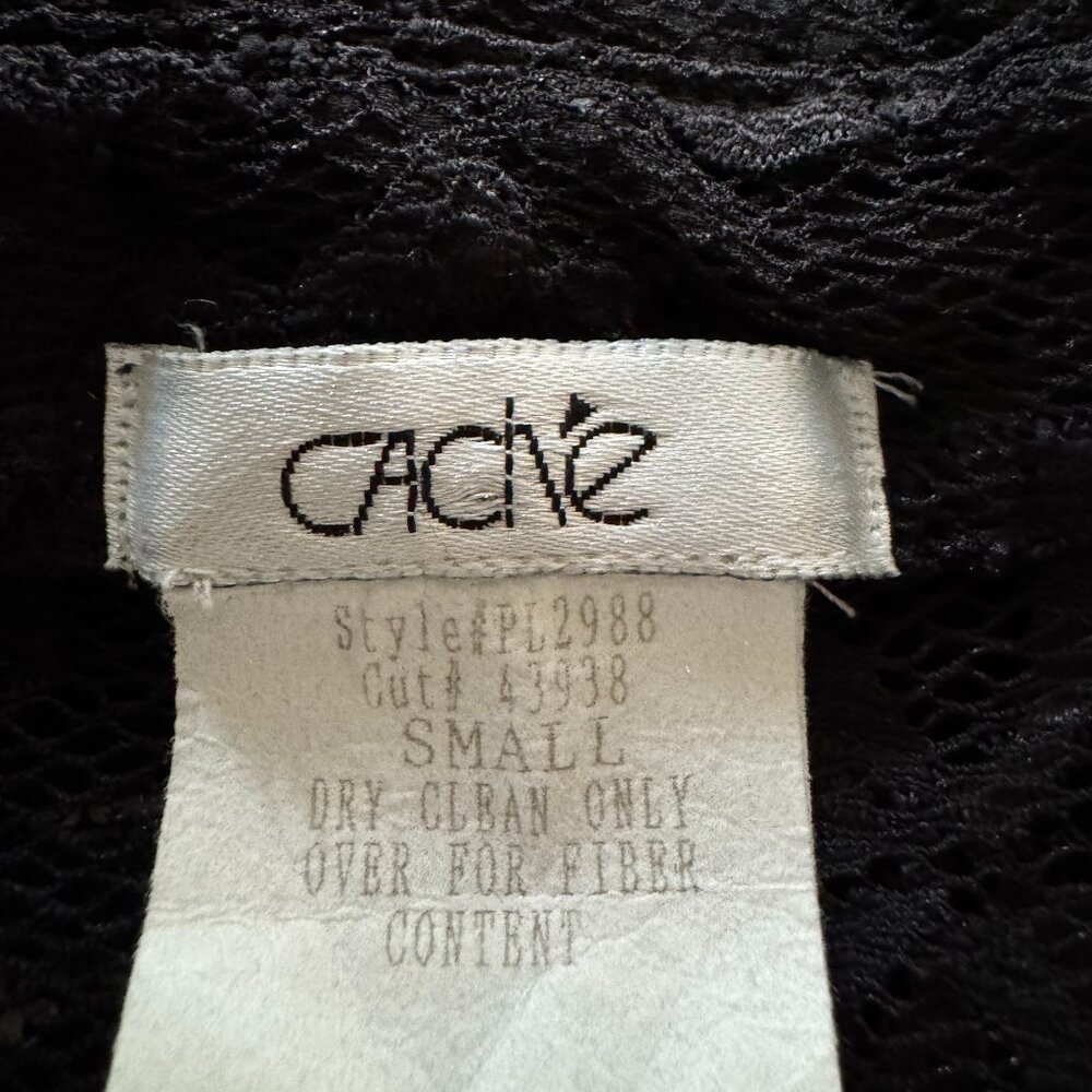 Cache Black Sexy Lace Top - Picture 8 of 8